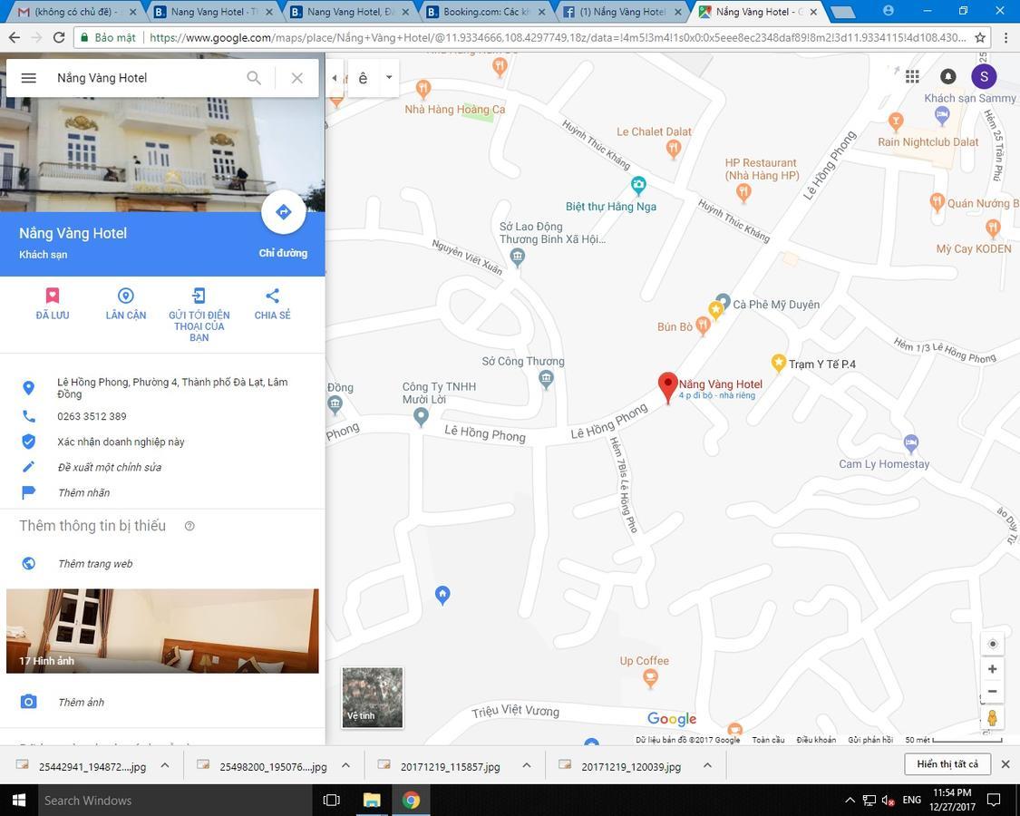 Nang Vang Hotel Da Lat Exterior photo